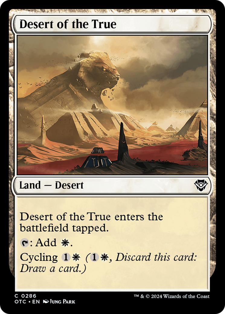 Desert of the True [Outlaws of Thunder Junction Commander] - The Mythic Store | 24h Order Processing