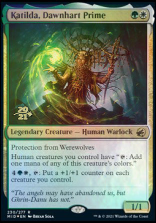 Katilda, Dawnhart Prime [Innistrad: Midnight Hunt Prerelease Promos] - The Mythic Store | 24h Order Processing