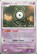 Unown G LV.17 (57/106) (Stallgon - David Cohen) [World Championships 2009] - The Mythic Store | 24h Order Processing