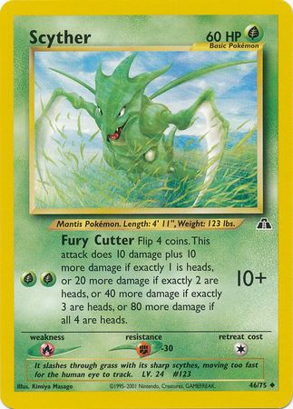 Scyther (46/75) [Neo Discovery Unlimited] - The Mythic Store | 24h Order Processing