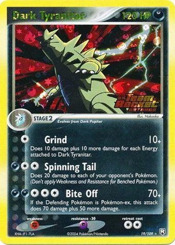 Dark Tyranitar (19/109) (Stamped) [EX: Team Rocket Returns] - The Mythic Store | 24h Order Processing