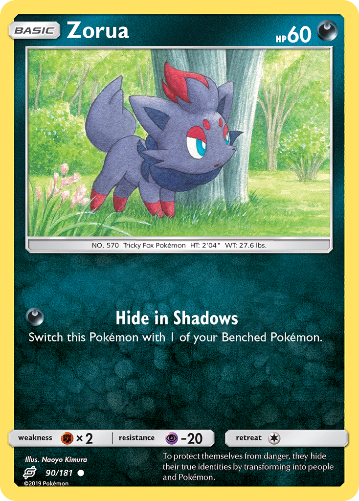 Zorua (90/181) [Sun & Moon: Team Up] - The Mythic Store | 24h Order Processing