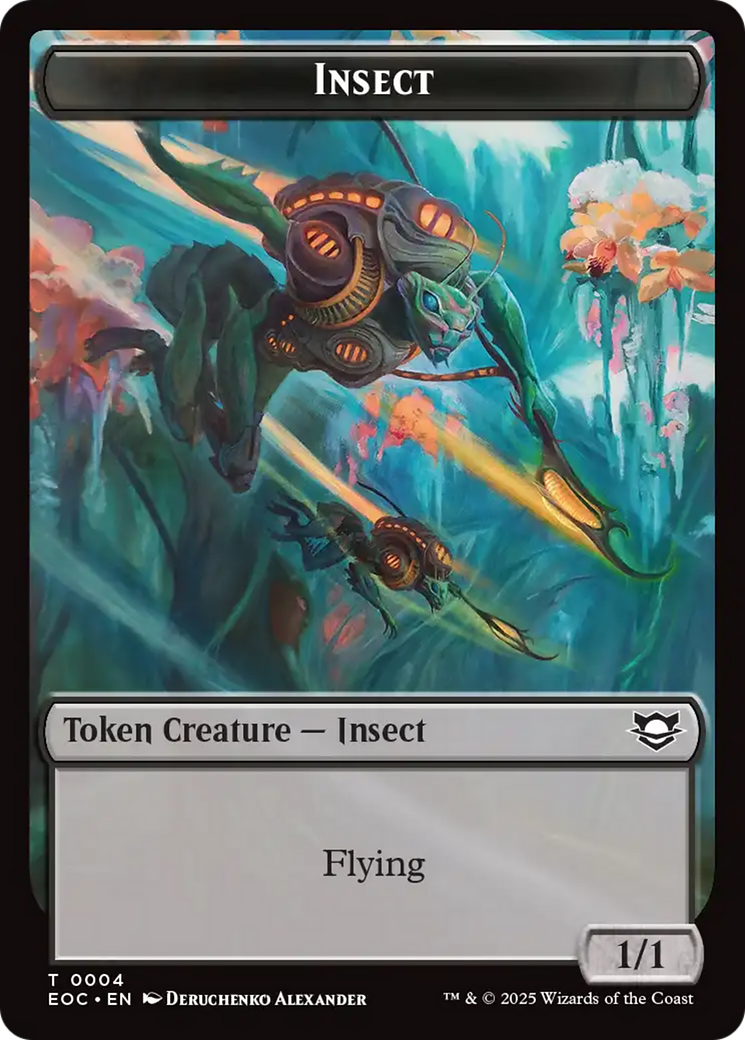 Insect // Beast (0005) Double-Sided Token [Edge of Eternities Commander Tokens] - The Mythic Store | 24h Order Processing