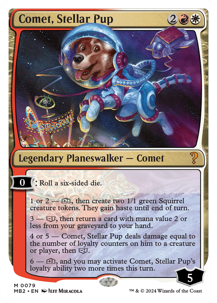 Comet, Stellar Pup [Mystery Booster 2] - The Mythic Store | 24h Order Processing