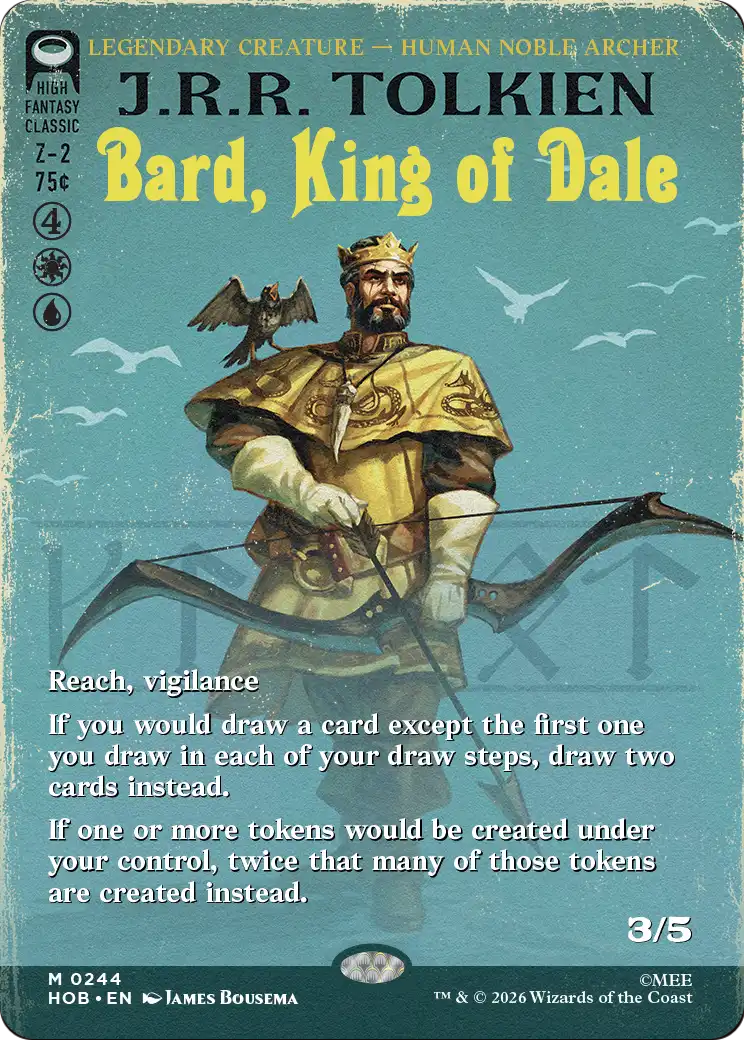 Bard, King of Dale (Borderless) [The Hobbit] - The Mythic Store | 24h Order Processing