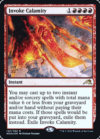 Invoke Calamity [Kamigawa: Neon Dynasty Prerelease Promos] - The Mythic Store | 24h Order Processing