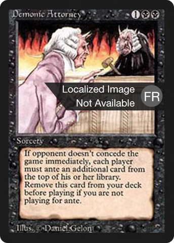 Demonic Attorney [Foreign Black Border] - The Mythic Store | 24h Order Processing