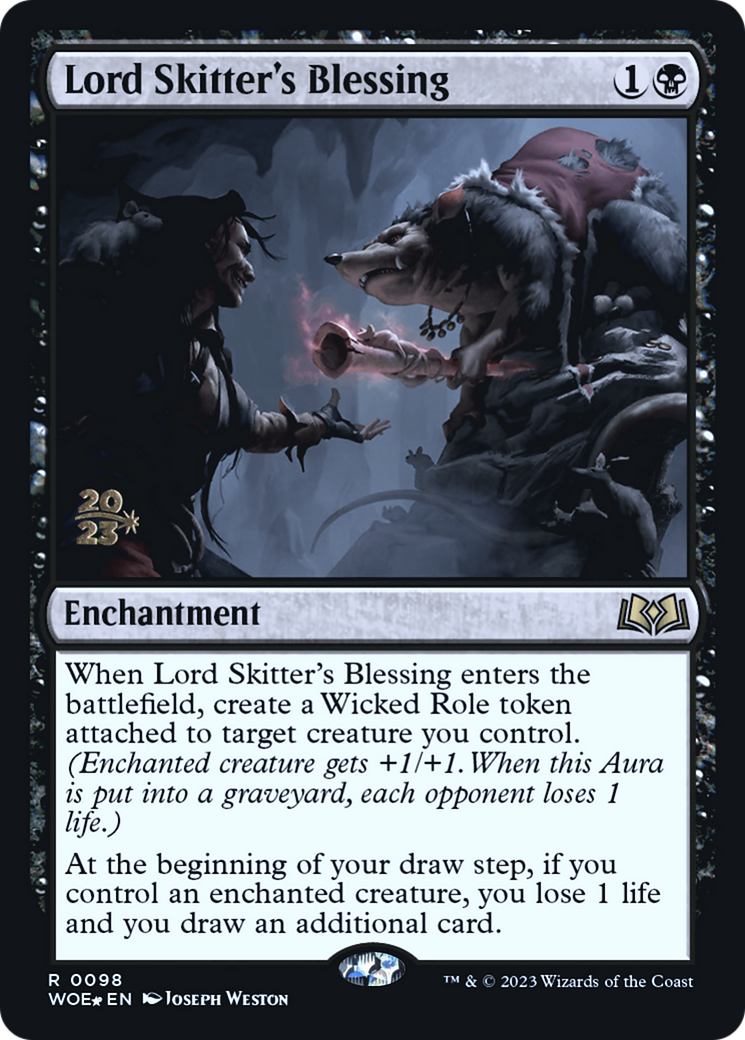 Lord Skitter's Blessing [Wilds of Eldraine Prerelease Promos] - The Mythic Store | 24h Order Processing