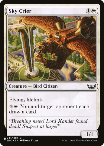 Sky Crier [The List] - The Mythic Store | 24h Order Processing