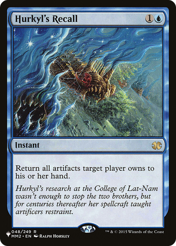 Hurkyl's Recall [The List] - The Mythic Store | 24h Order Processing