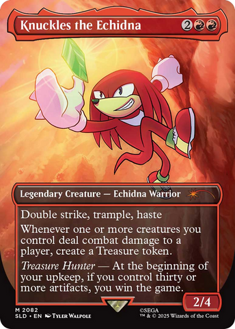 Knuckles the Echidna (Rainbow Foil) [Secret Lair Drop Series] - The Mythic Store | 24h Order Processing