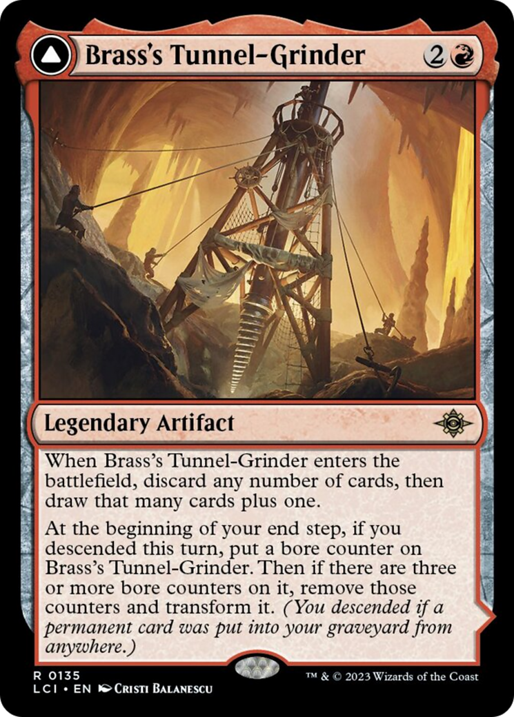 Brass's Tunnel-Grinder // Tecutlan, The Searing Rift [The Lost Caverns of Ixalan] - The Mythic Store | 24h Order Processing