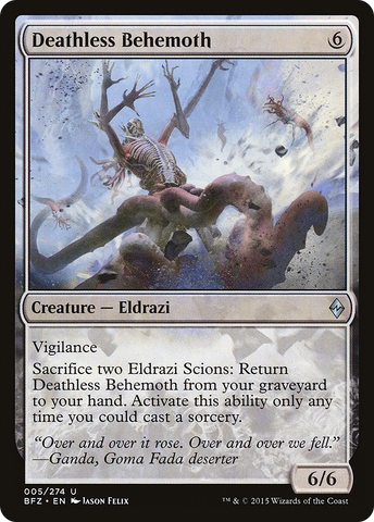 Deathless Behemoth [Battle for Zendikar] - The Mythic Store | 24h Order Processing