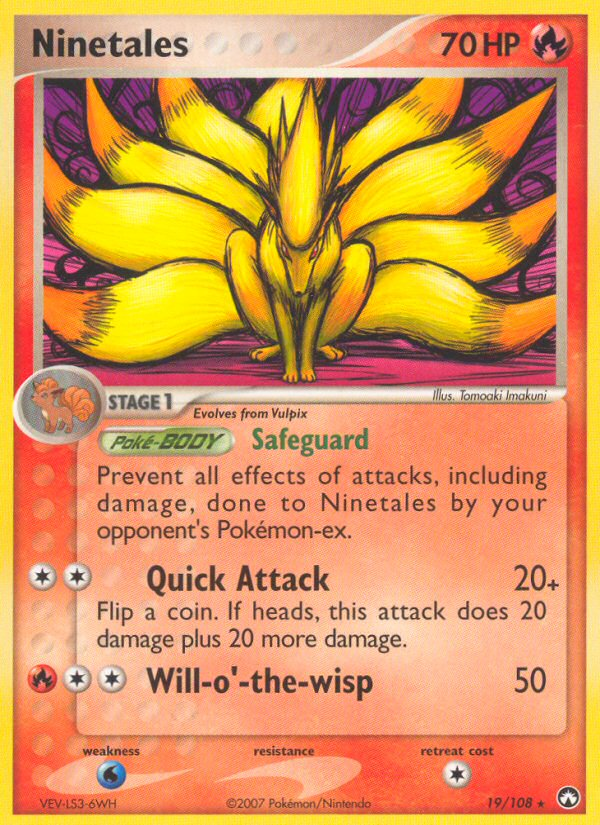 Ninetales (19/108) [EX: Power Keepers] - The Mythic Store | 24h Order Processing