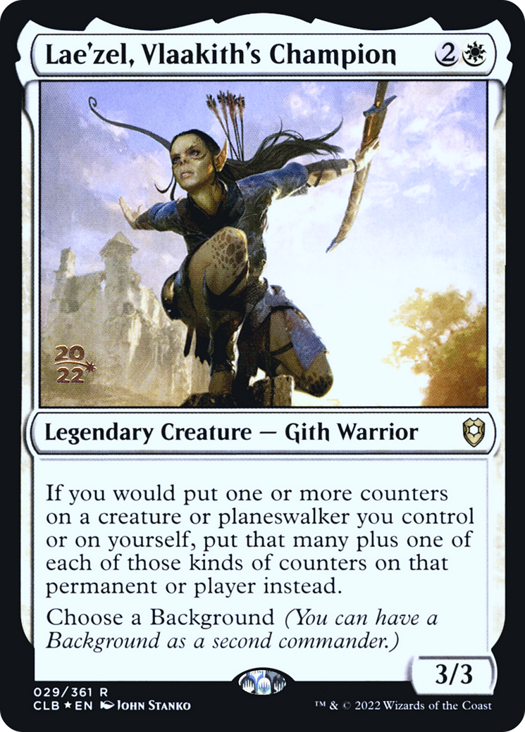 Lae'zel, Vlaakith's Champion [Commander Legends: Battle for Baldur's Gate Prerelease Promos] - The Mythic Store | 24h Order Processing