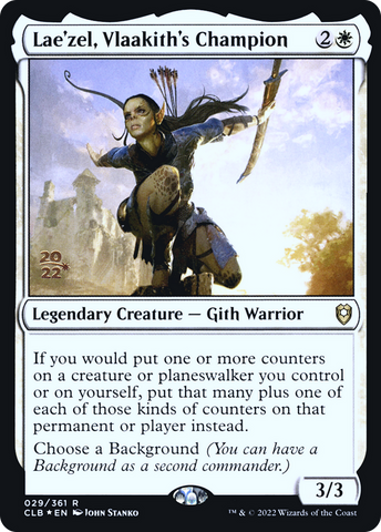 Lae'zel, Vlaakith's Champion [Commander Legends: Battle for Baldur's Gate Prerelease Promos] - The Mythic Store | 24h Order Processing