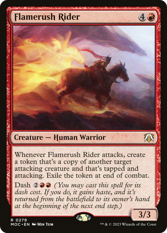 Flamerush Rider [March of the Machine Commander] - The Mythic Store | 24h Order Processing