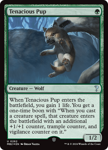 Tenacious Pup [Mystery Booster 2] - The Mythic Store | 24h Order Processing