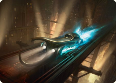 Run Out of Town Art Card [Streets of New Capenna Art Series] - The Mythic Store | 24h Order Processing
