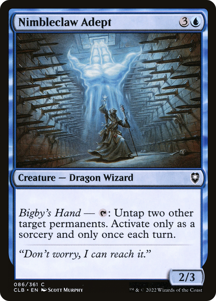 Nimbleclaw Adept [Commander Legends: Battle for Baldur's Gate] - The Mythic Store | 24h Order Processing