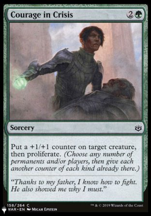 Courage in Crisis [The List] - The Mythic Store | 24h Order Processing