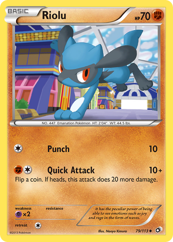 Riolu (79/113) [Black & White: Legendary Treasures] - The Mythic Store | 24h Order Processing