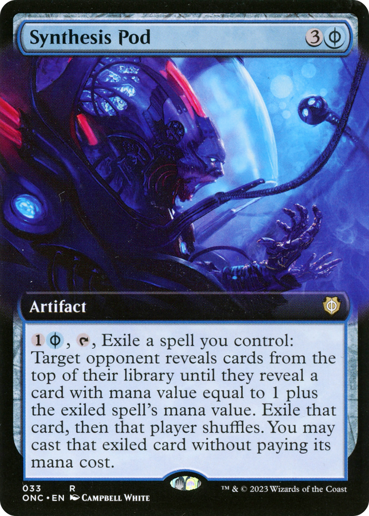 Synthesis Pod (Extended Art) [Phyrexia: All Will Be One Commander] - The Mythic Store | 24h Order Processing