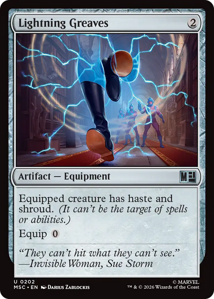 Lightning Greaves [Marvel Super Heroes Commander] - The Mythic Store | 24h Order Processing