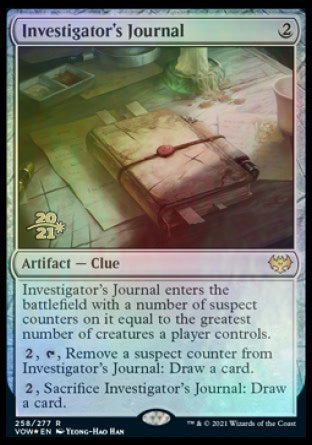 Investigator's Journal [Innistrad: Crimson Vow Prerelease Promos] - The Mythic Store | 24h Order Processing