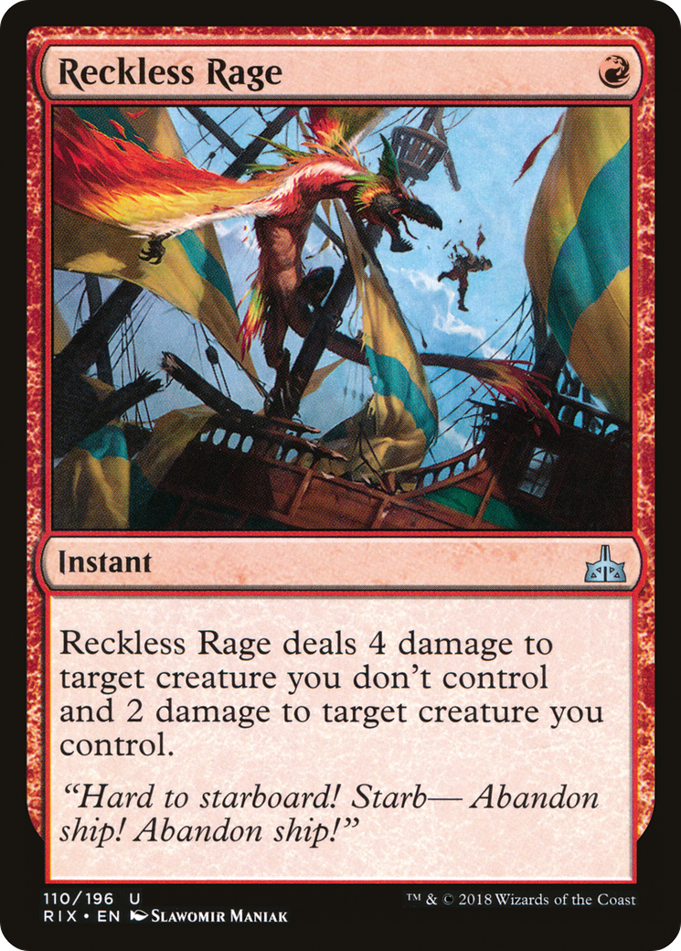 Reckless Rage [Rivals of Ixalan] - The Mythic Store | 24h Order Processing