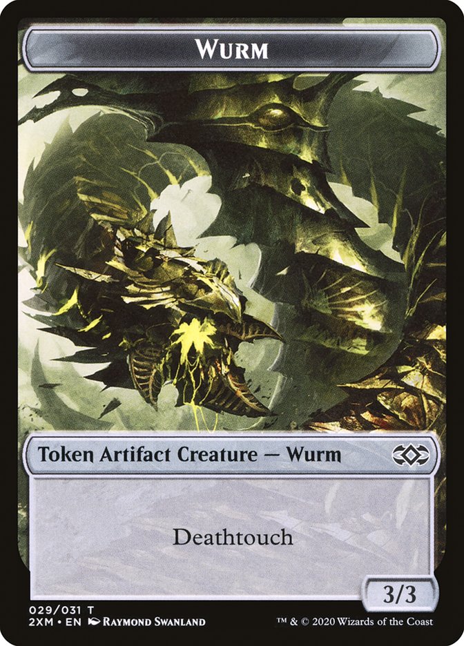 Ooze // Wurm (029) Double-Sided Token [Double Masters Tokens] - The Mythic Store | 24h Order Processing