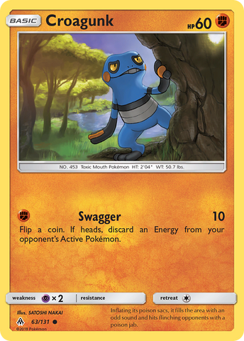 Croagunk (63/131) [Sun & Moon: Forbidden Light] - The Mythic Store | 24h Order Processing