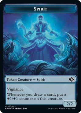 Powerstone // Spirit Double-Sided Token [The Brothers' War Tokens] - The Mythic Store | 24h Order Processing