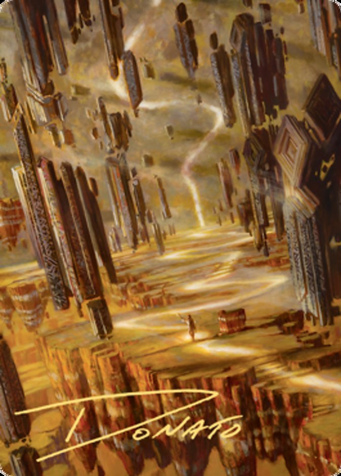Brightclimb Pathway Art Card (Gold-Stamped Signature) [Zendikar Rising Art Series] - The Mythic Store | 24h Order Processing