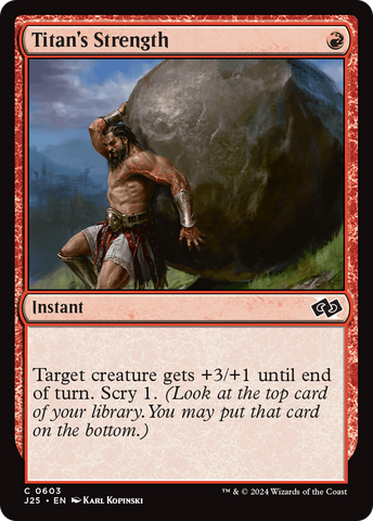 Titan's Strength [Foundations Jumpstart] - The Mythic Store | 24h Order Processing