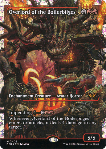 Overlord of the Boilerbilges (Japan Showcase Fracture Foil) (Japanese) [Duskmourn: House of Horror] - The Mythic Store | 24h Order Processing