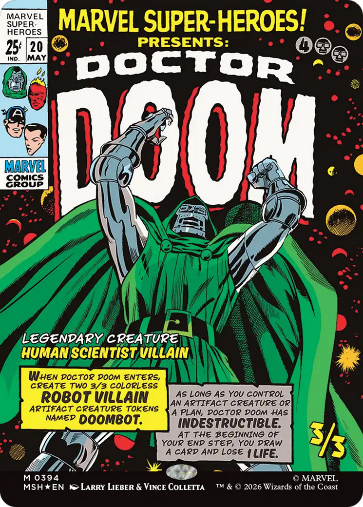 Doctor Doom (Borderless) [Marvel Super Heroes] - The Mythic Store | 24h Order Processing