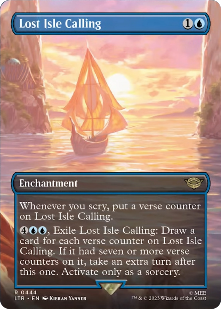 Lost Isle Calling (Borderless Alternate Art) [The Lord of the Rings: Tales of Middle-Earth] - The Mythic Store | 24h Order Processing