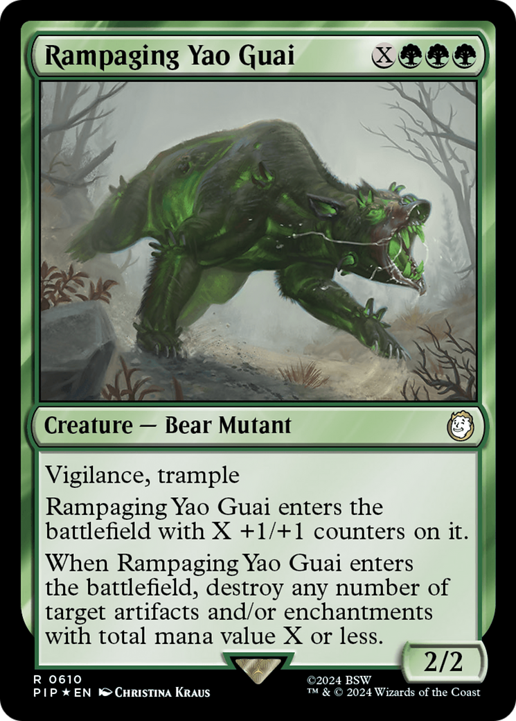 Rampaging Yao Guai (Surge Foil) [Fallout] - The Mythic Store | 24h Order Processing