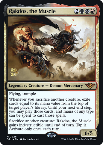 Rakdos, the Muscle [Outlaws of Thunder Junction Prerelease Promos] - The Mythic Store | 24h Order Processing