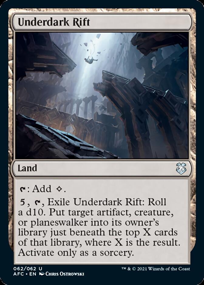 Underdark Rift [Dungeons & Dragons: Adventures in the Forgotten Realms Commander] - The Mythic Store | 24h Order Processing