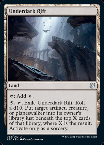 Underdark Rift [Dungeons & Dragons: Adventures in the Forgotten Realms Commander] - The Mythic Store | 24h Order Processing