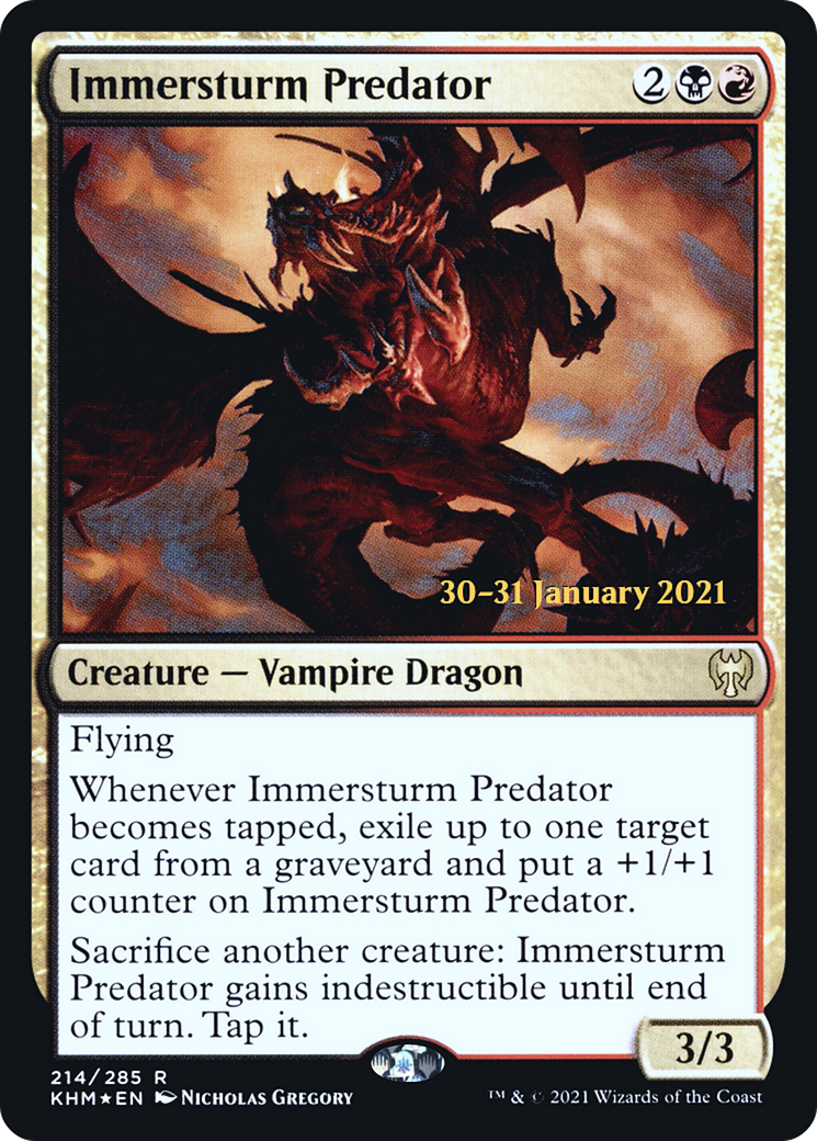 Immersturm Predator [Kaldheim Prerelease Promos] - The Mythic Store | 24h Order Processing