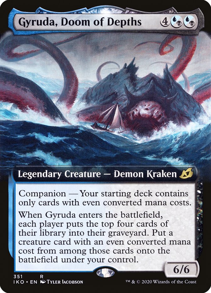 Gyruda, Doom of Depths (Extended Art) [Ikoria: Lair of Behemoths] - The Mythic Store | 24h Order Processing
