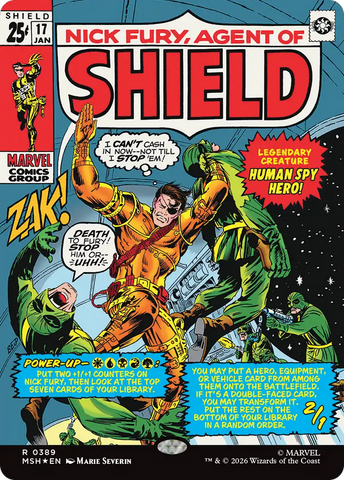 Nick Fury, Agent of SHIELD (Borderless) (0389) [Marvel Super Heroes] - The Mythic Store | 24h Order Processing