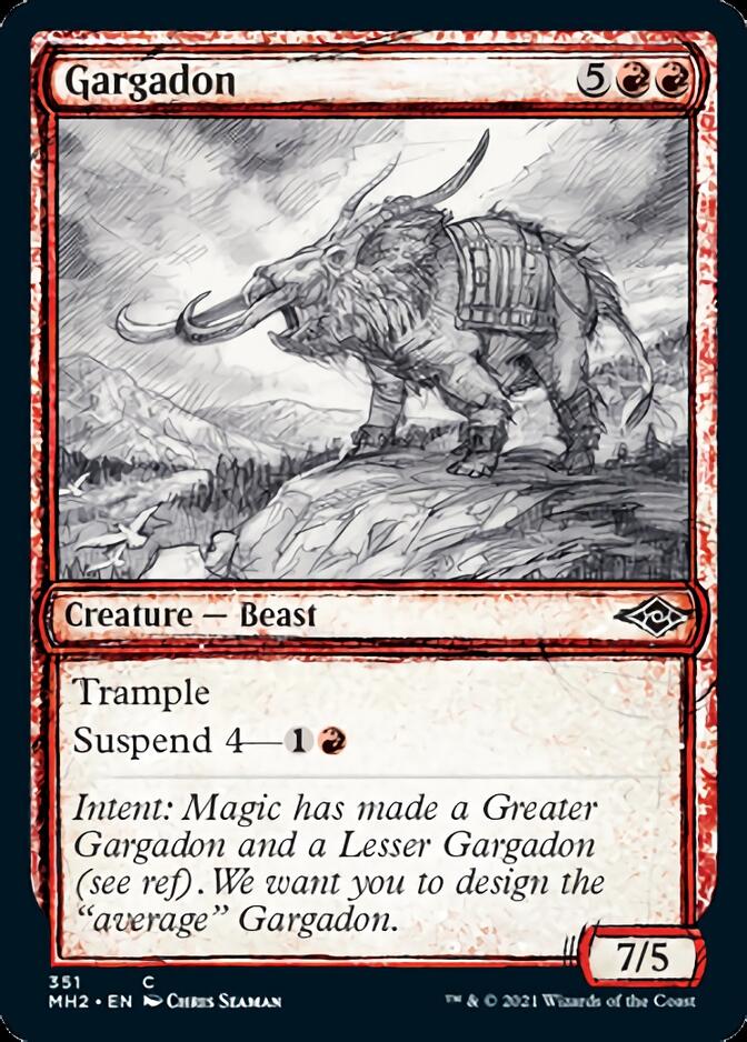 Gargadon (Sketch) [Modern Horizons 2] - The Mythic Store | 24h Order Processing