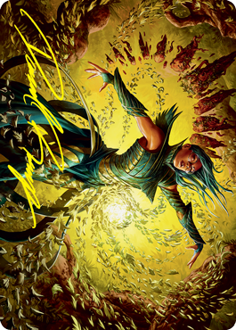Dragonsguard Elite Art Card (Gold-Stamped Signature) (16/81) [Strixhaven: School of Mages Art Series] - The Mythic Store | 24h Order Processing