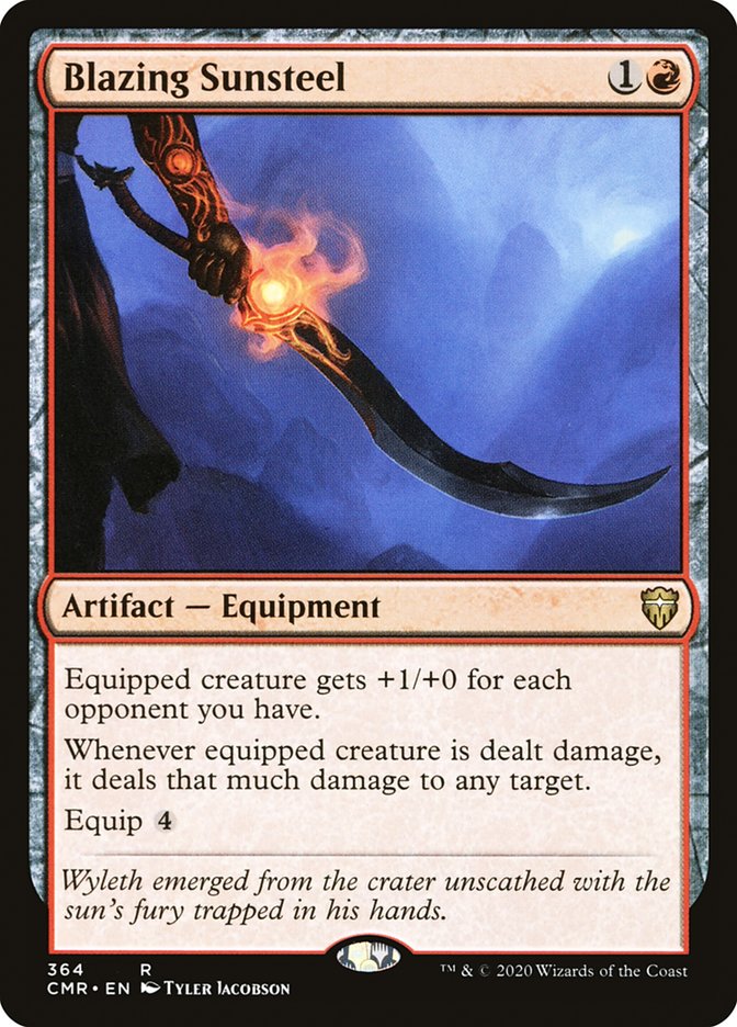 Blazing Sunsteel [Commander Legends] - The Mythic Store | 24h Order Processing