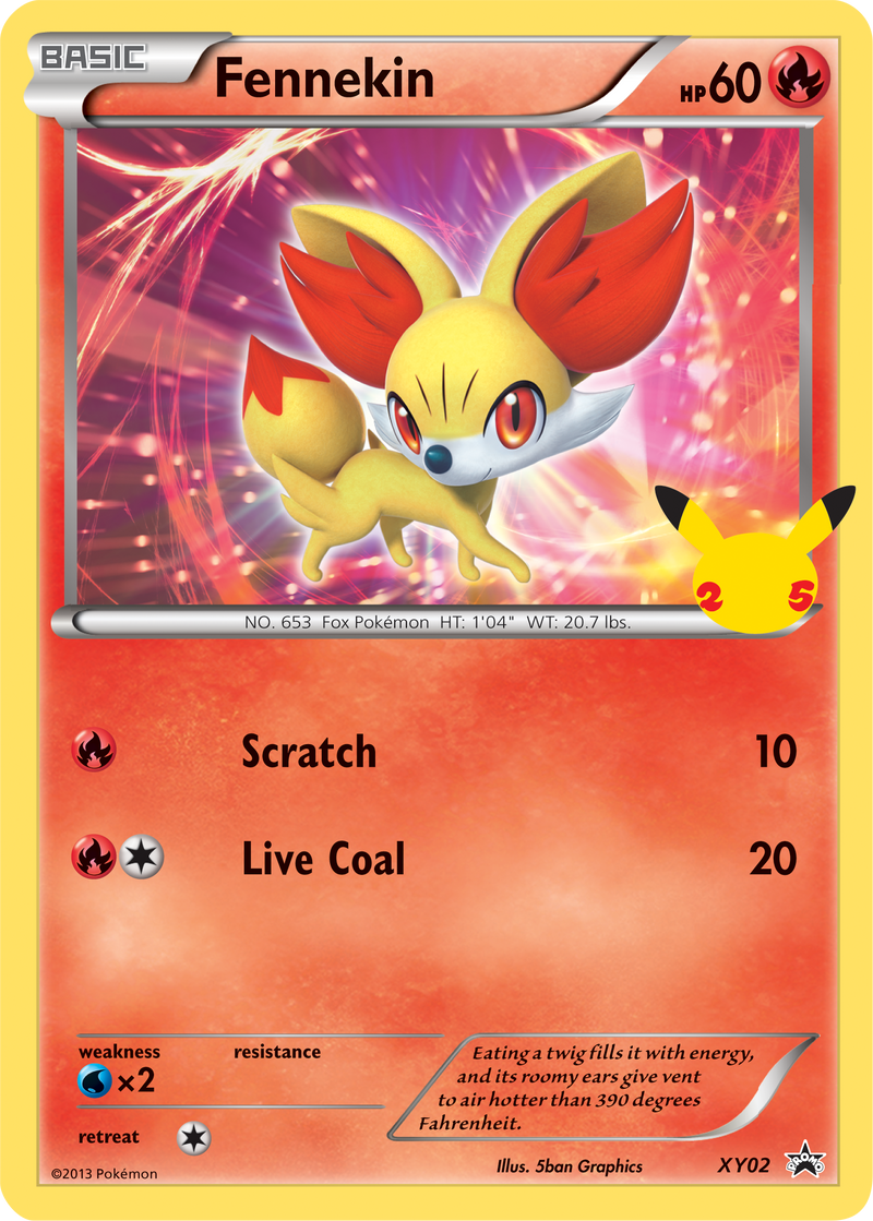 Fennekin (XY02) (Jumbo Card) [First Partner Pack] - The Mythic Store | 24h Order Processing
