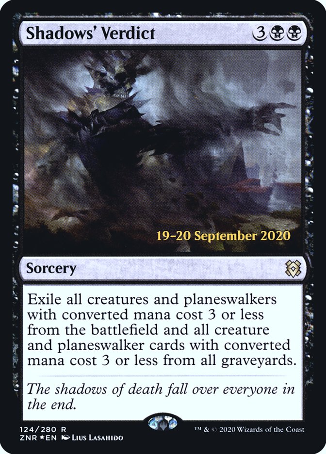 Shadows' Verdict [Zendikar Rising Prerelease Promos] - The Mythic Store | 24h Order Processing
